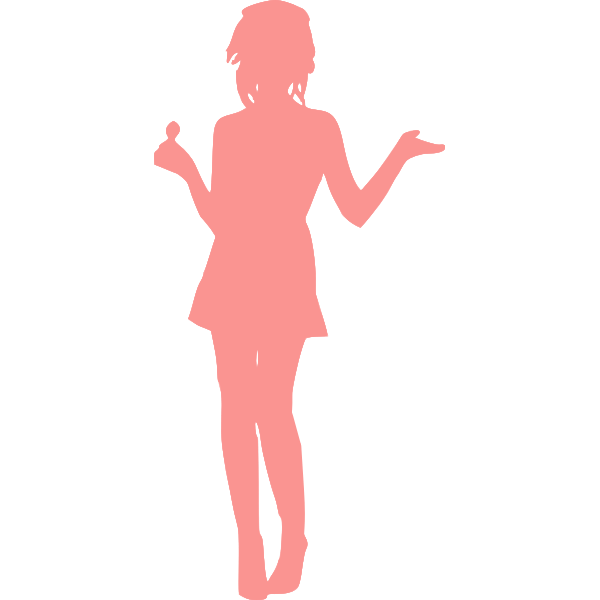 Lady in mini skirt