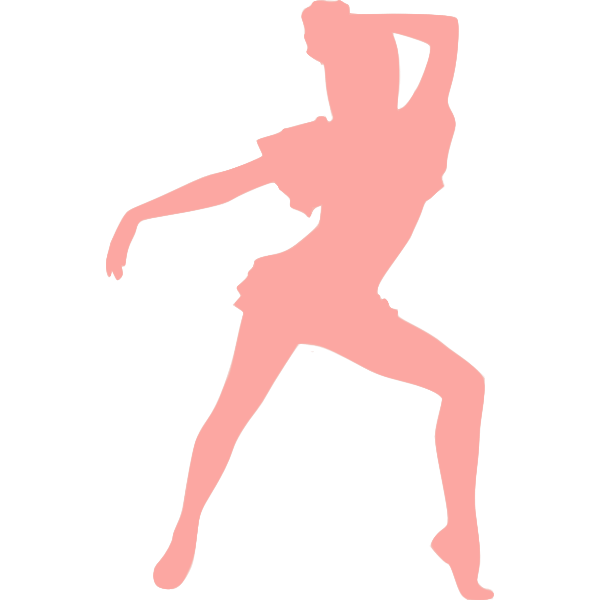 Pink dancing girl