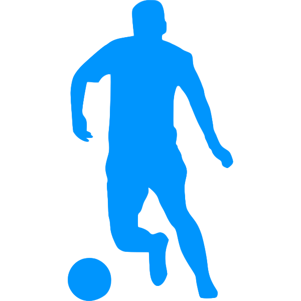 Footballer vector image