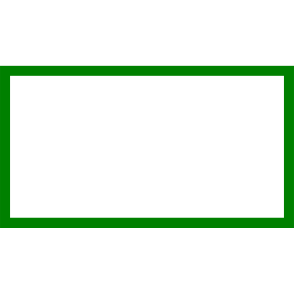 simple green rectangle