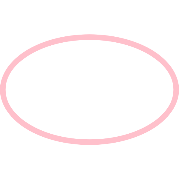 simple pink ellipse