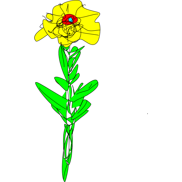 simple yellow flower