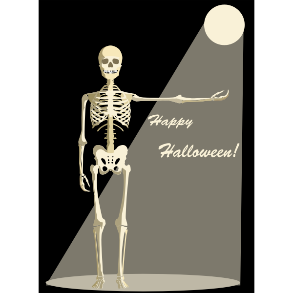 Skeleton performing
