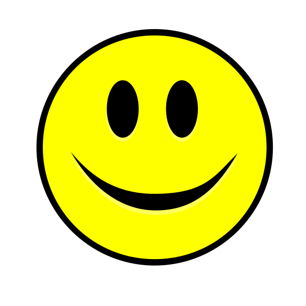 smiling smiley yellow simple