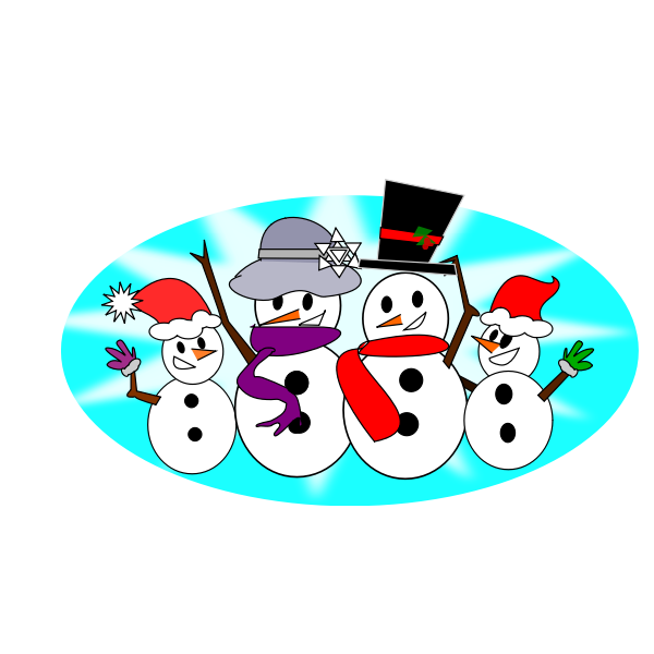Download Snowman Family Free Svg
