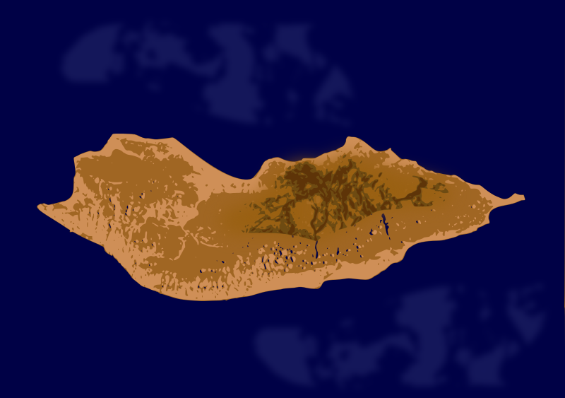 Socotra island map