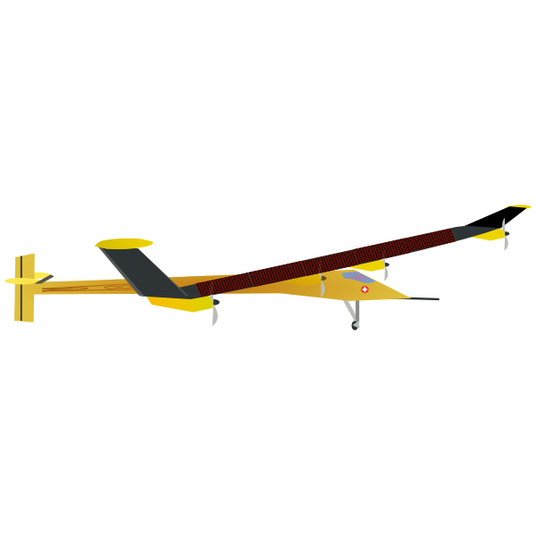 Solar impulse vector | Free SVG