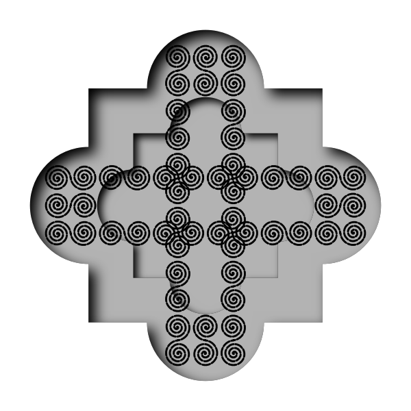 Spiral cross