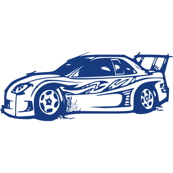 Sportscar vector graphics