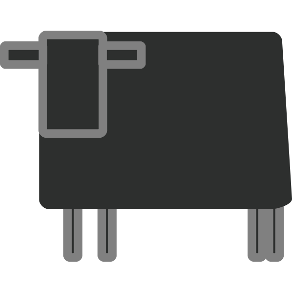 Square cow