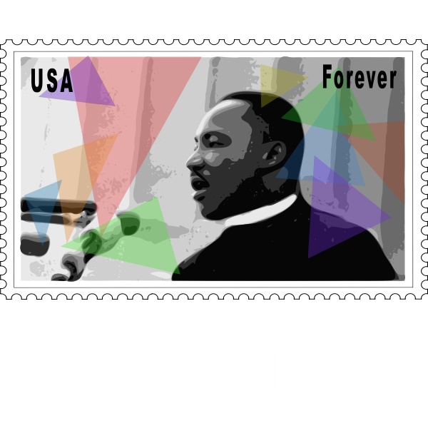 stamp Martin Luther King I have a dream
