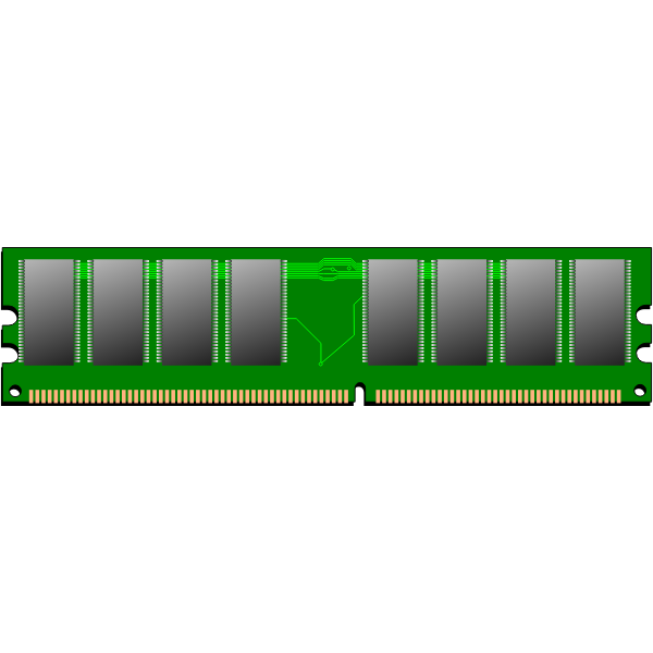 RAM memory vector illustration | Free SVG