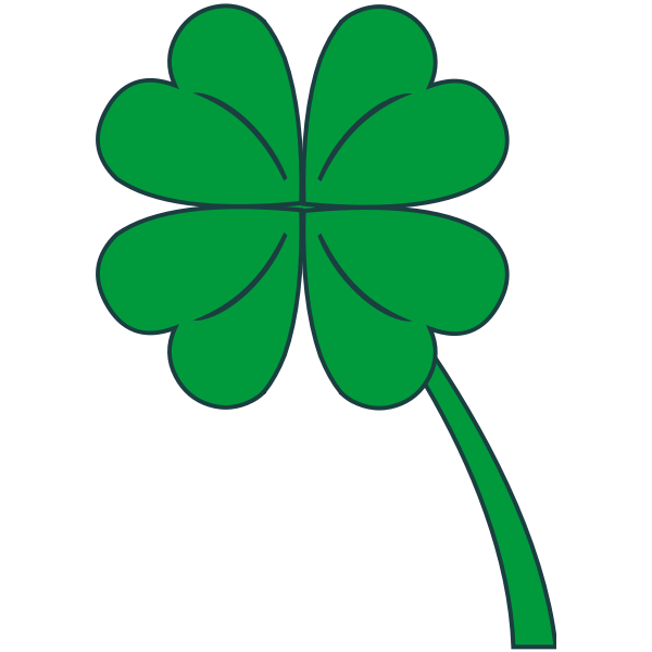 File:Four-leaf clover.svg - Wikipedia