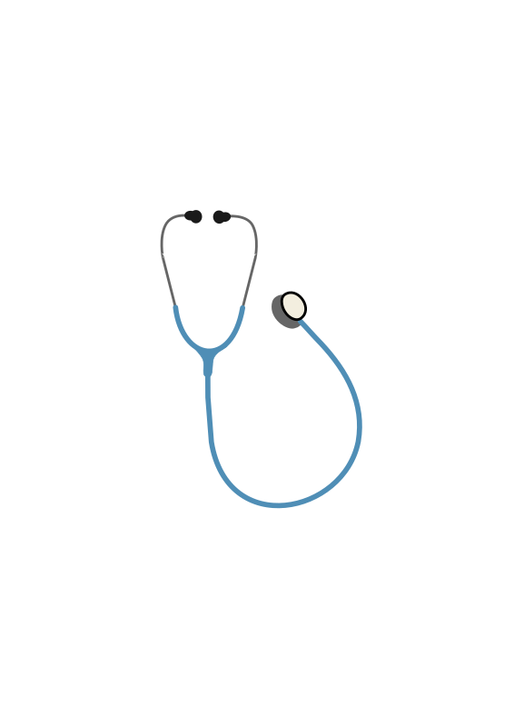 Download Stethoscope vector clip art image | Free SVG