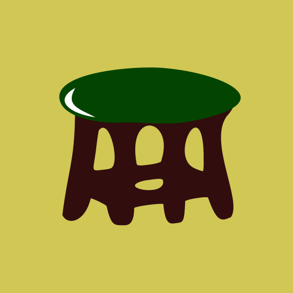 stool green