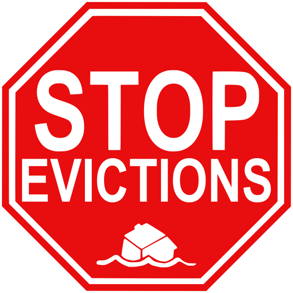 Stop evictions | Free SVG