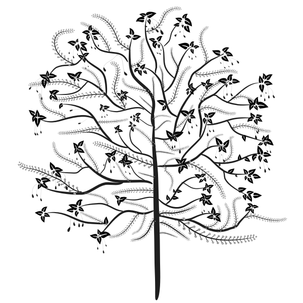 Stylized tree image
