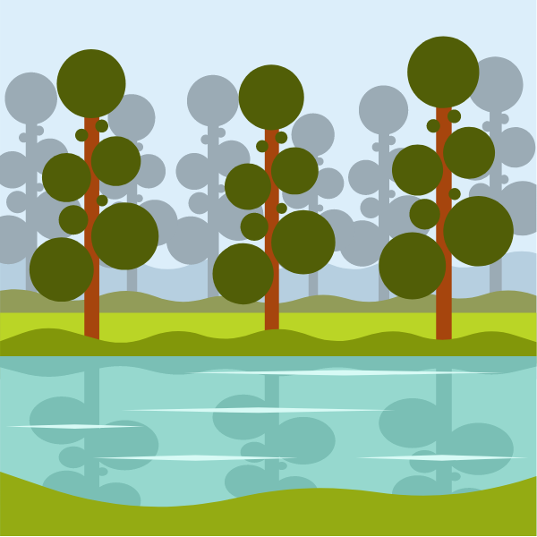 Swamp landscape