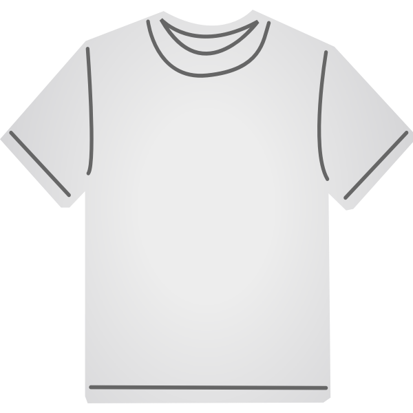 Download White T-shirt vector graphics | Free SVG