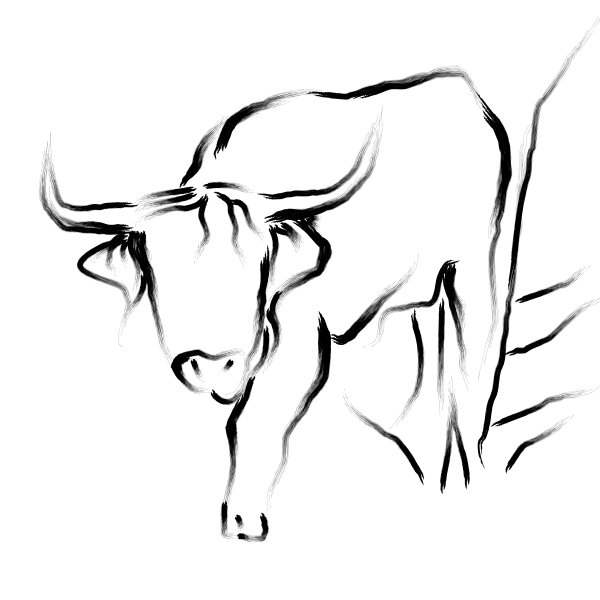 Bull Head Sketch PNG Transparent Images Free Download | Vector Files |  Pngtree