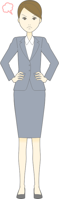 Businesswoman clip art illustration