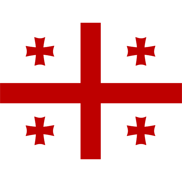 Flag of Georgia, former USSR