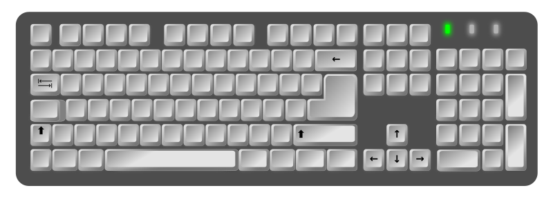 Keyboard vector image-1635276518