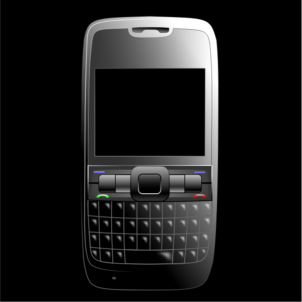 BlackBerry mobile phone vector image