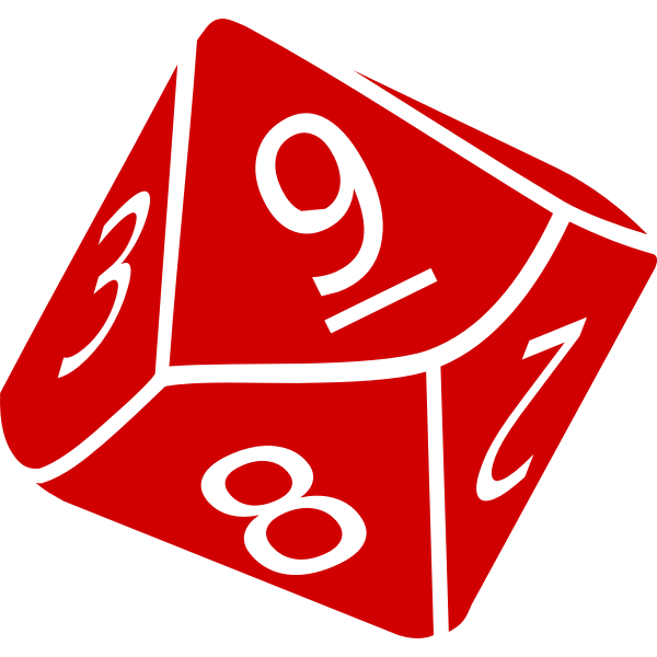 Ten sided Dice Free SVG Ten sided Dice Free SVG