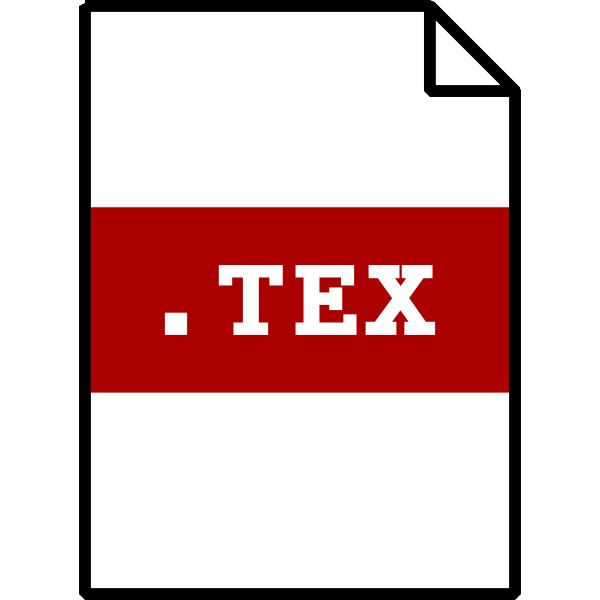 Tex file type computer icon vector graphics