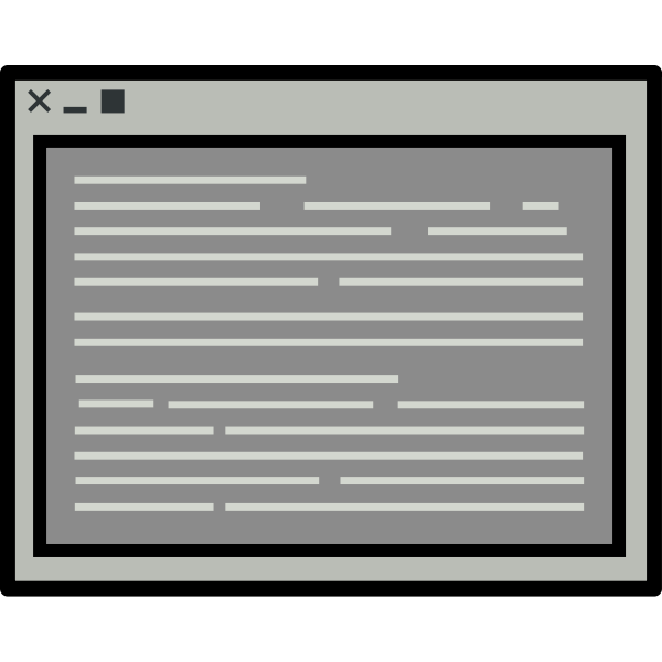 Text editor icon