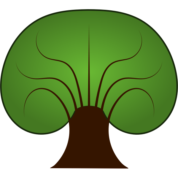 Tree vector drawing