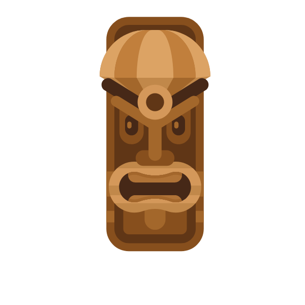Tiki tribal totem