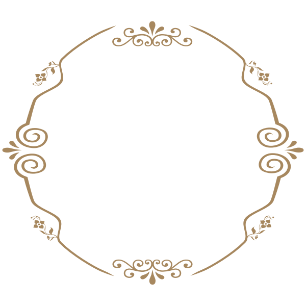 Brown decorative frame
