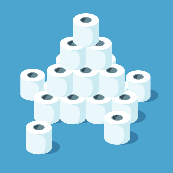Toilet Paper Pyramid