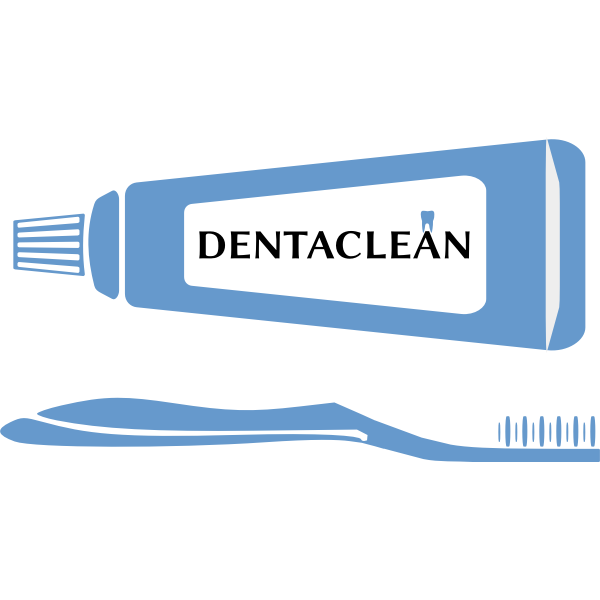 Toothbrush and toothpaste vector image