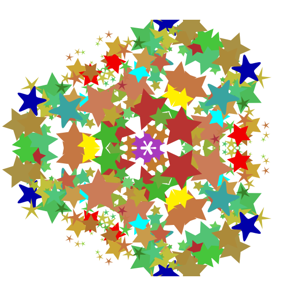 kaleidoscope, 3 fold symmetry