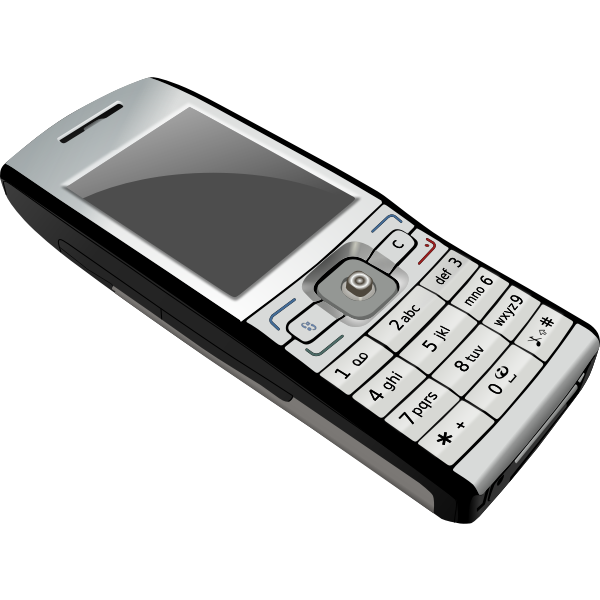 Vector illustration of mobile telephone