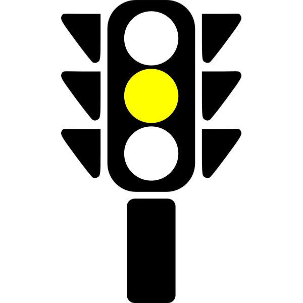 Traffic lights vector image - Free SVG