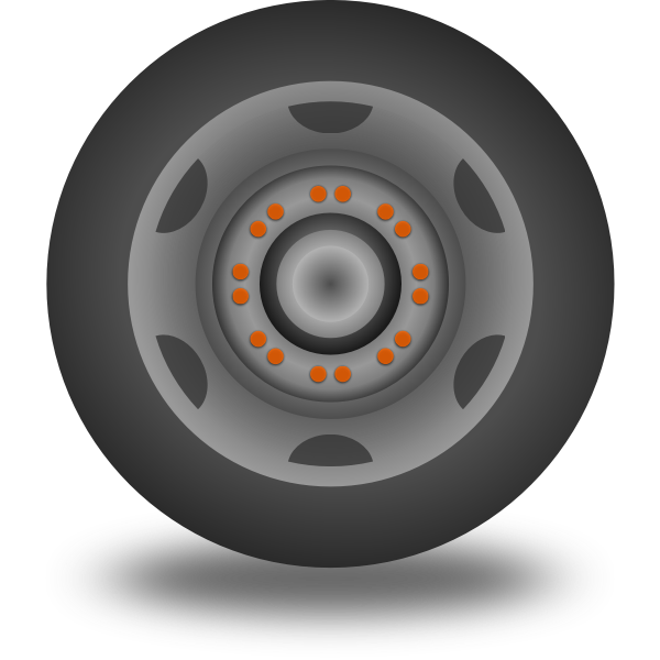 Wheel vector image
