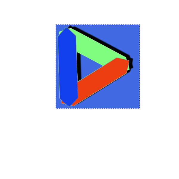 Triangle colored logotype