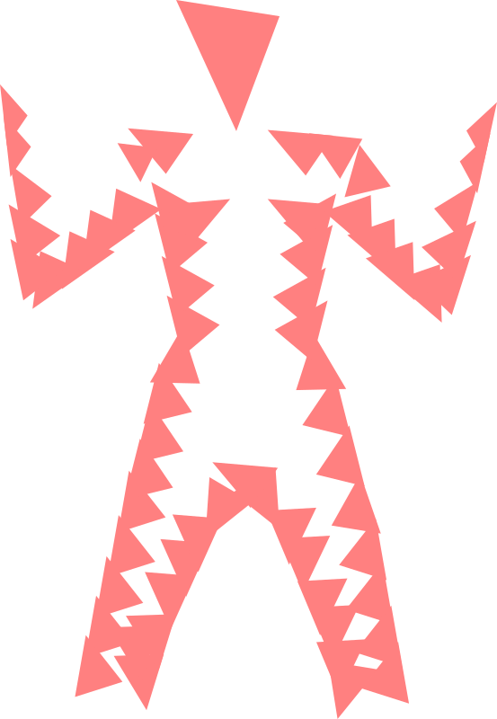 Triangle humanoid