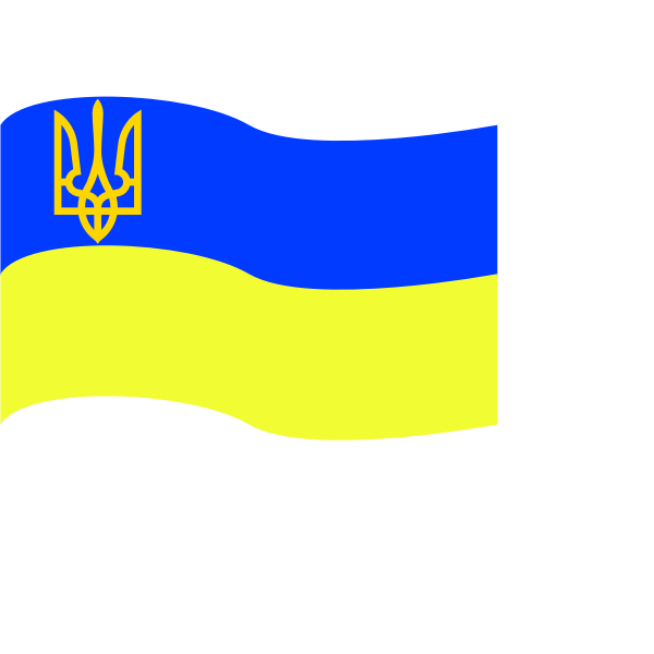 ua flag w coat arms