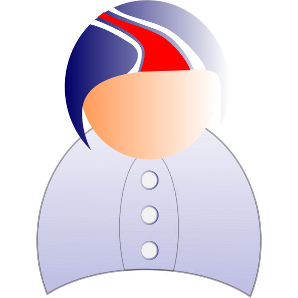 Vector illustration of male user symbol