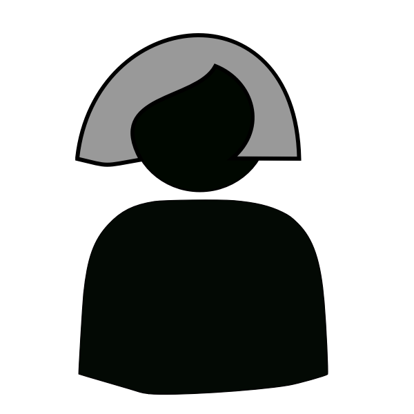 Female avatar silhouette