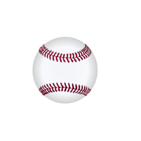 Vector Drawing Of Baseball Ball Free Svg