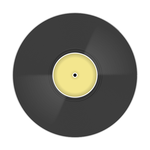 Download Vector Drawing Of Color Vinyl Record Free Svg