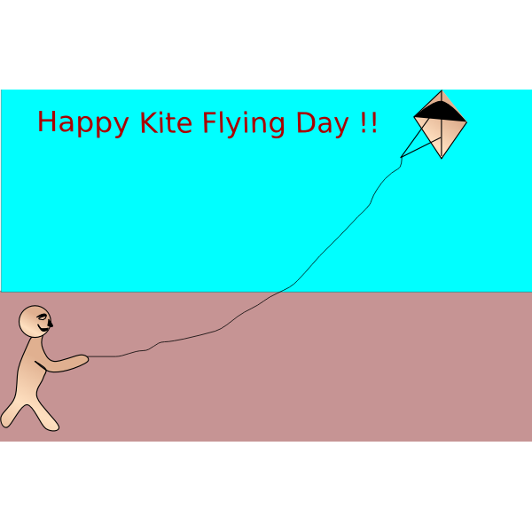 Happy kite flying day