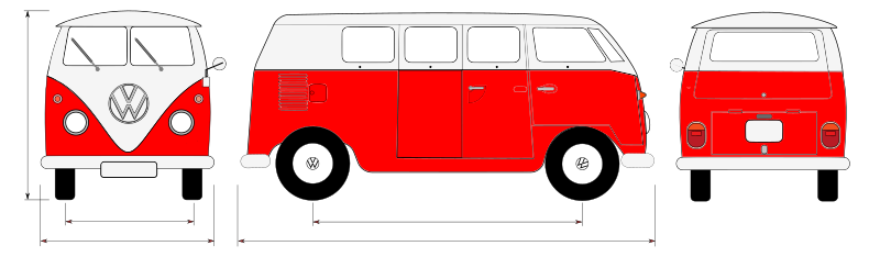 Red vehicle