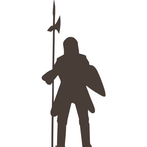 Knight Silhouette Vector Image Free Svg